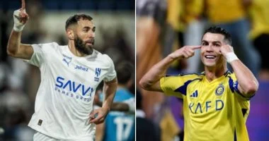 نكتة سمجة من بنزيما تفجر غضب رونالدو