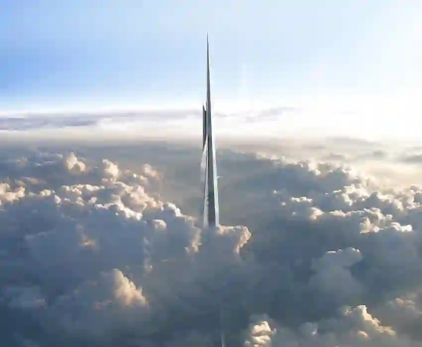 صور جديدة تنشر لأول مرة من برج جدة الأطول في العالم 