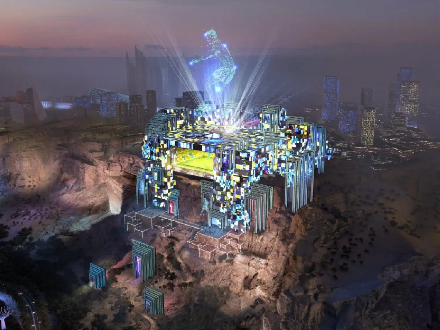 كل ما تريد معرفته عن ملعب الأمير محمد بن سلمان العالمي في جبال طويق