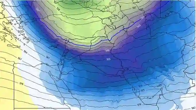 موجة باردة تبدأ في الوصول للسعودية خلال الساعات القادمة 
