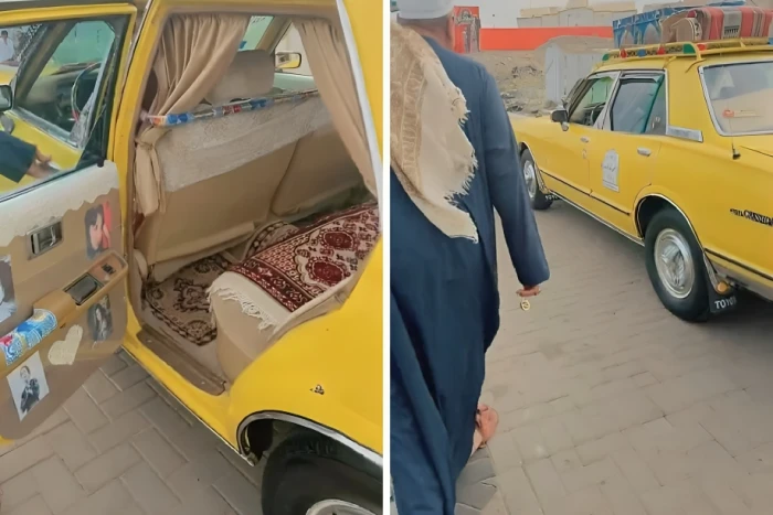 تاكسي الغرام يظهر في مكة من جديد وهذا ما يحدث داخله بموافقة رسمية